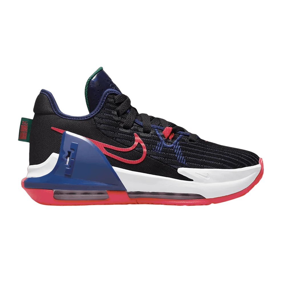 Кроссовки Nike LeBron Witness 6 GS 'Black Royal Siren Red'