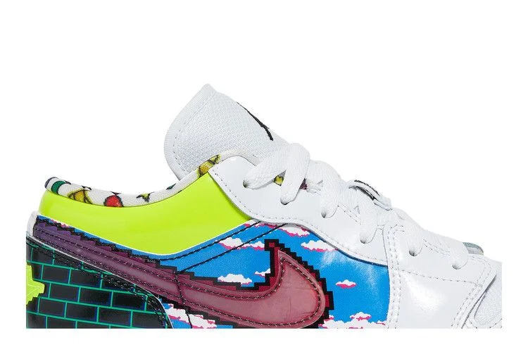 Кроссовки Air Jordan 1 Low GS 'Old School Gaming'