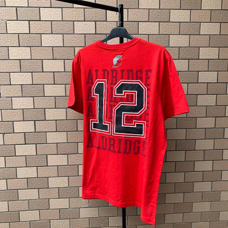 Футболка 2020 NBA Portland Trail Blazers Aldridge 12 Red