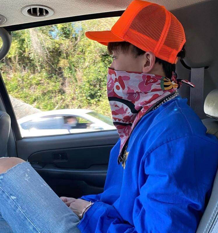 BAPE-ABC-Shark-Bandana-Pink-3