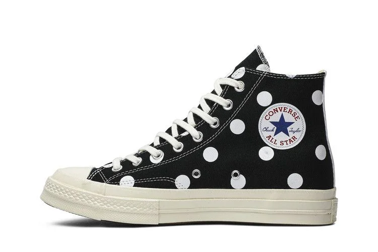 Кроссовки Comme des Garçons x Converse Chuck Taylor All Star 70 Hi 'Black Polka Dot'