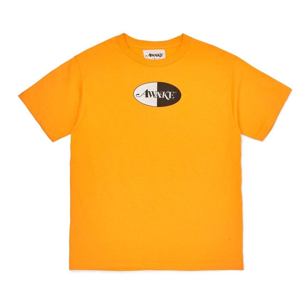 Футболка Awake Split Logo Tee Yellow