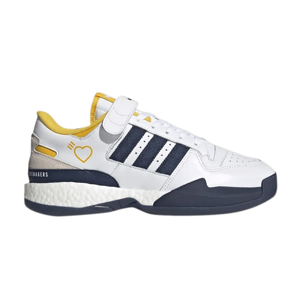 Кроссовки Human Made x adidas Forum Low 'Hazy Yellow Navy'