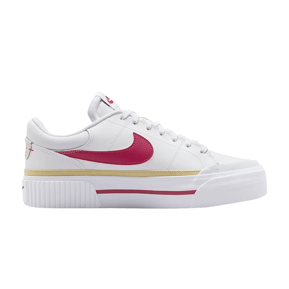 Кроссовки Nike Wmns Court Legacy Lift 'White Team Gold'