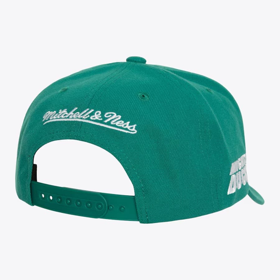 Бейсболка Mitchell & Ness Teal Anaheim Ducks Team Flip Pro Vintage Snapback Hat