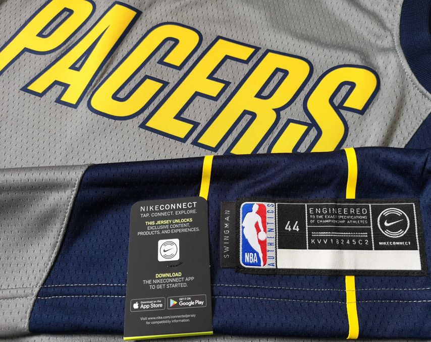 Баскетбольная джерси 2018-19 Victor Oladipo Pacers #4 City Gray