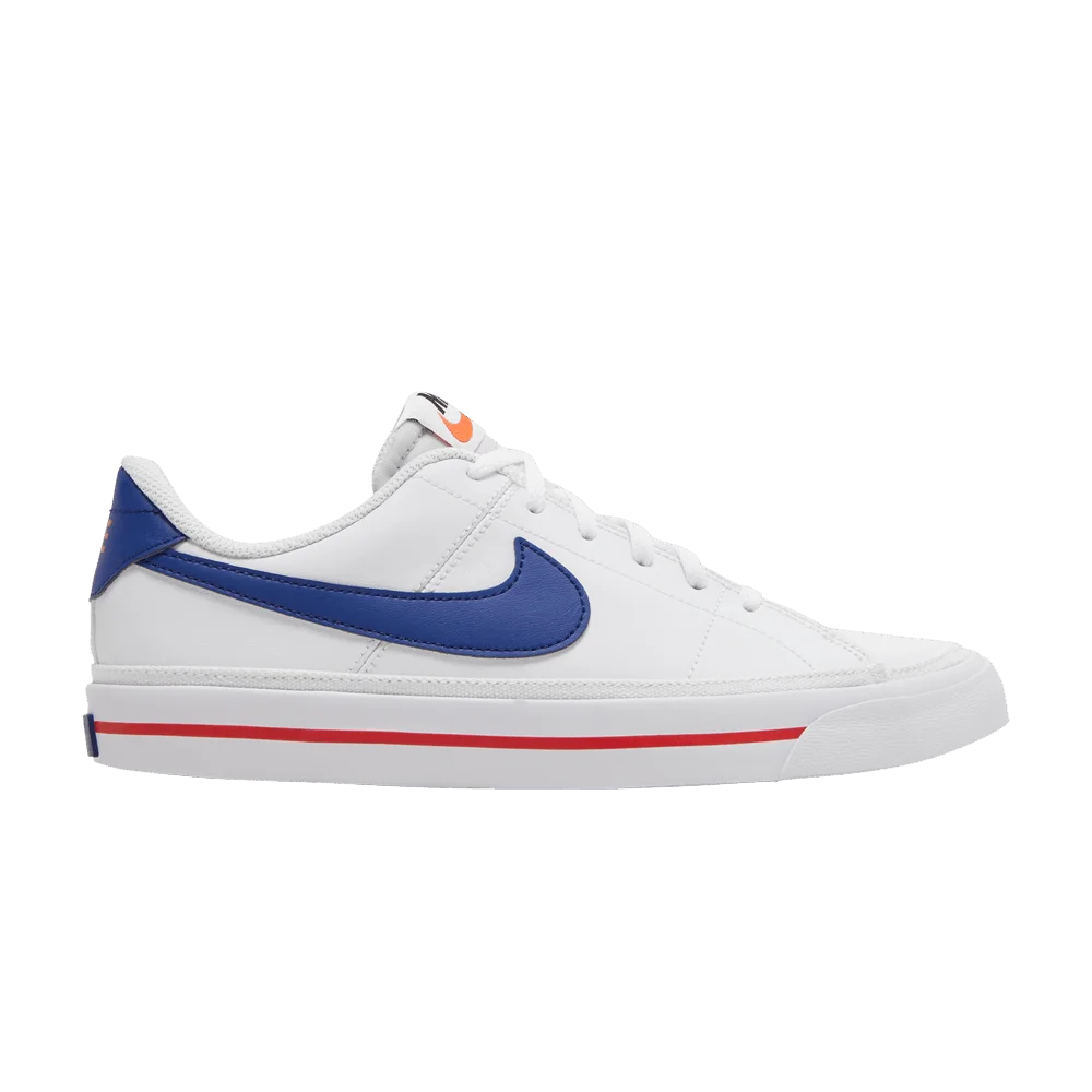 Krossovki-Nike-Court-Legacy-GS-White-Deep-Royal-Blue-Red