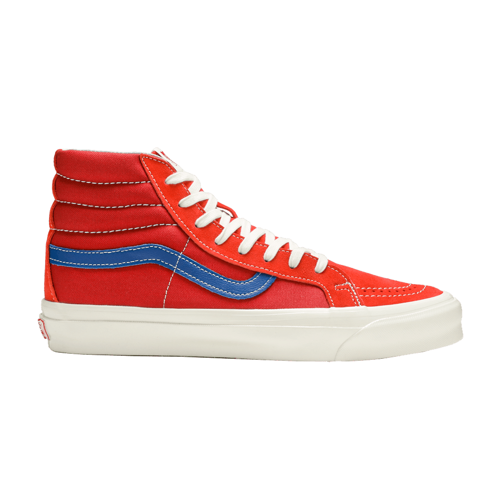 Кроссовки Vans OG Sk8-Hi LX 'Pompeian Red'