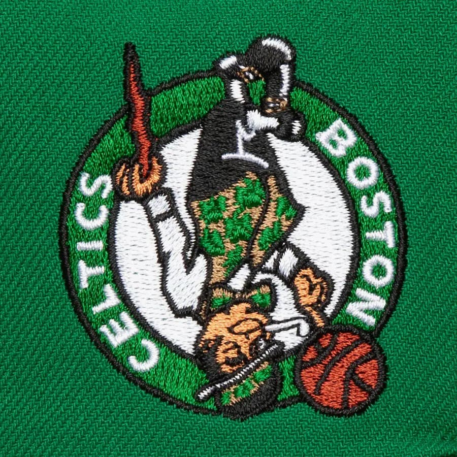 Mitchell-Ness-Kelly-Green-Boston-Celtics-Upside-Pro-Snapback-Hat-1