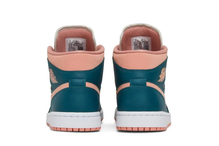 Кроссовки Wmns Air Jordan 1 Mid 'Dark Teal Green'