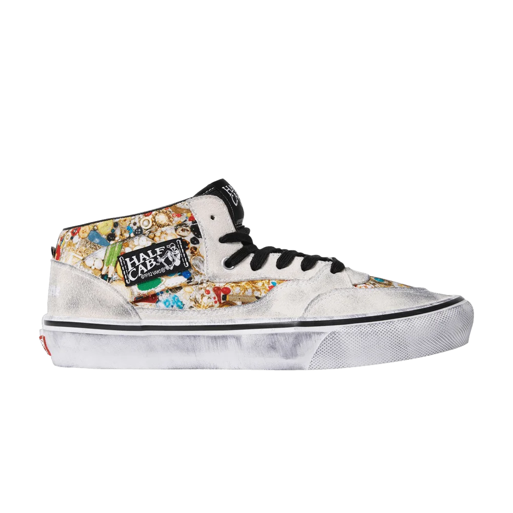 Supreme x Mike Kelley x Vans Half Cab 'White'