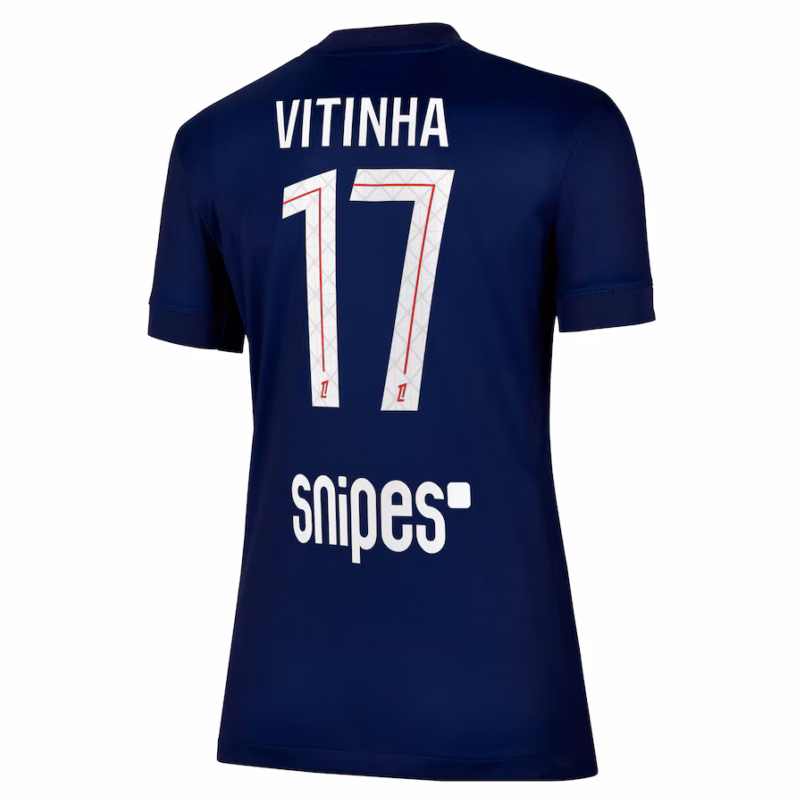 Женское футбольное джерси PSG Nike Home Stadium Shirt 2025-26 - Vitinha 17