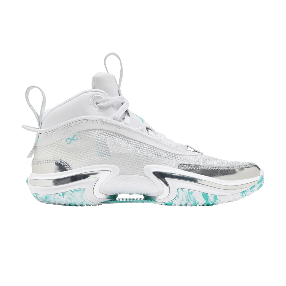 Krossovki-Guo-Ailun-x-Air-Jordan-36-GS-White-Hyper-Jade
