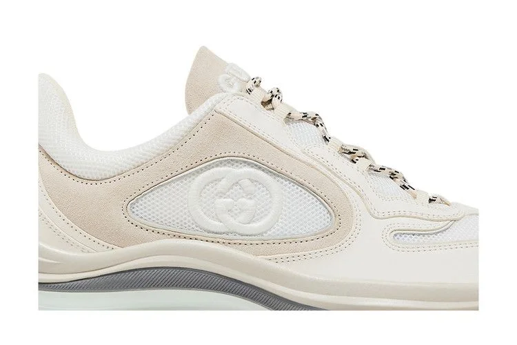 Кроссовки Gucci Run Sneaker 'White Suede'