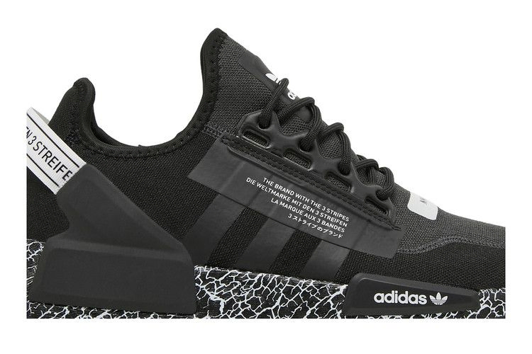 Кроссовки Adidas NMD_R1 V2 'Crackled - Black Carbon'