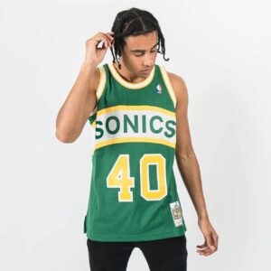 1994-95-Seattle-Supersonics-Shawn-Kemp-40-Swingman-Hardwood-Classics-Green-Jersey-1-300x300