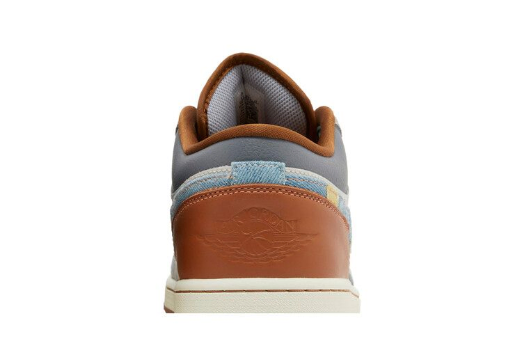 Кроссовки Air Jordan 1 Low SE 'Repaired Denim Swoosh'