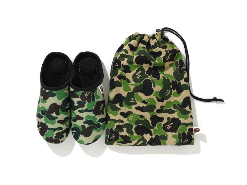 BAPE-ABC-Slippers-Pouch-Set-Green
