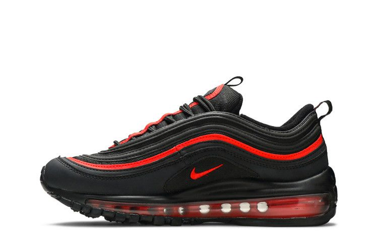 Кроссовки Nike Air Max 97 GS 'Black Chile Red'