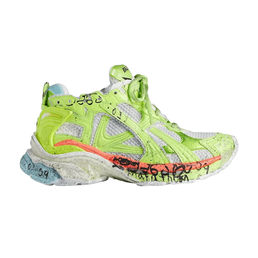 Krossovki-Balenciaga-Runner-White-Flou-Yellow-Red-Blue