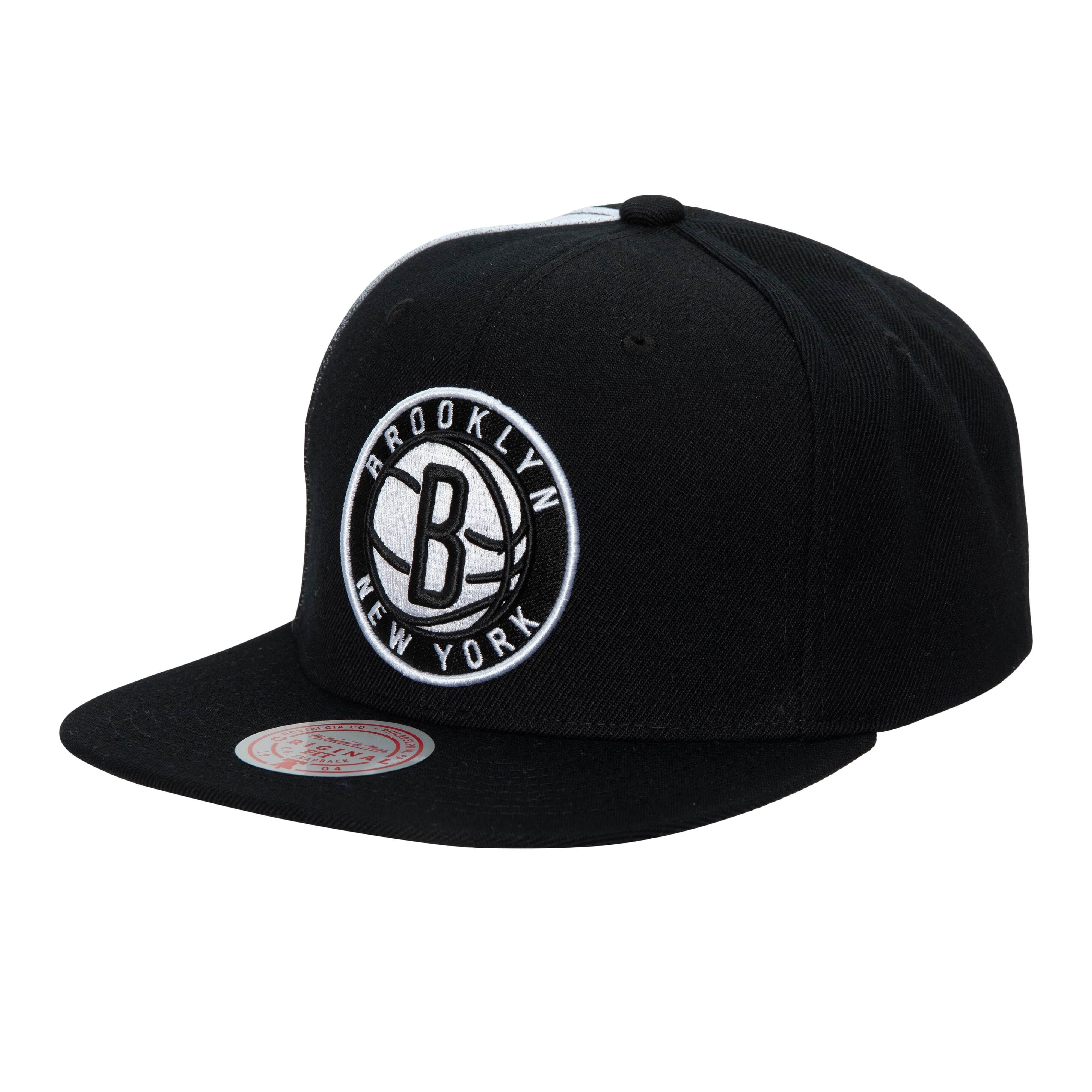 Бейсболка Mitchell & Ness Tapestry Snapback Brooklyn Nets Hat