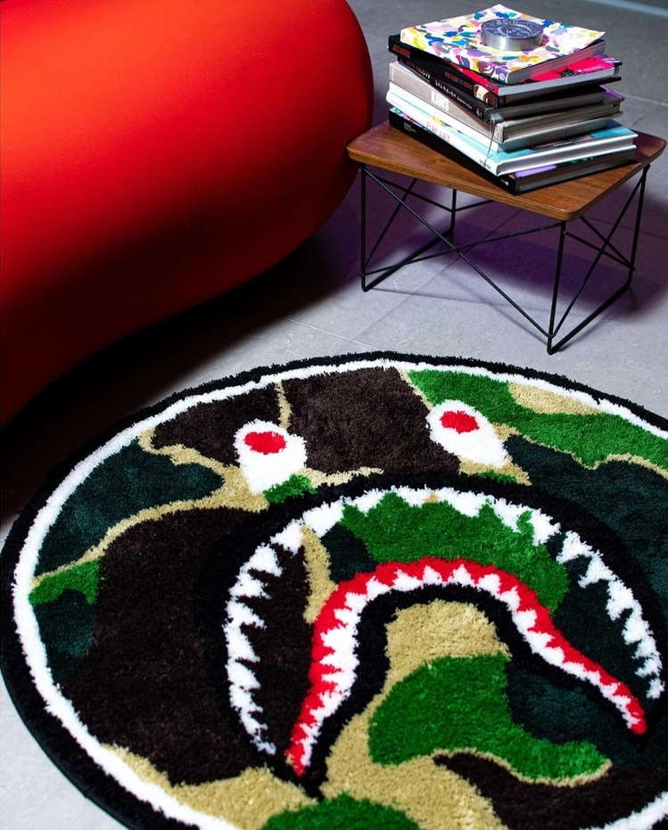 Коврик BAPE ABC Shark Rug Green