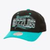 Mitchell-Ness-Black-Vancouver-Grizzlies-Block-Sweep-Pro-Adjustable-Hat-100x100