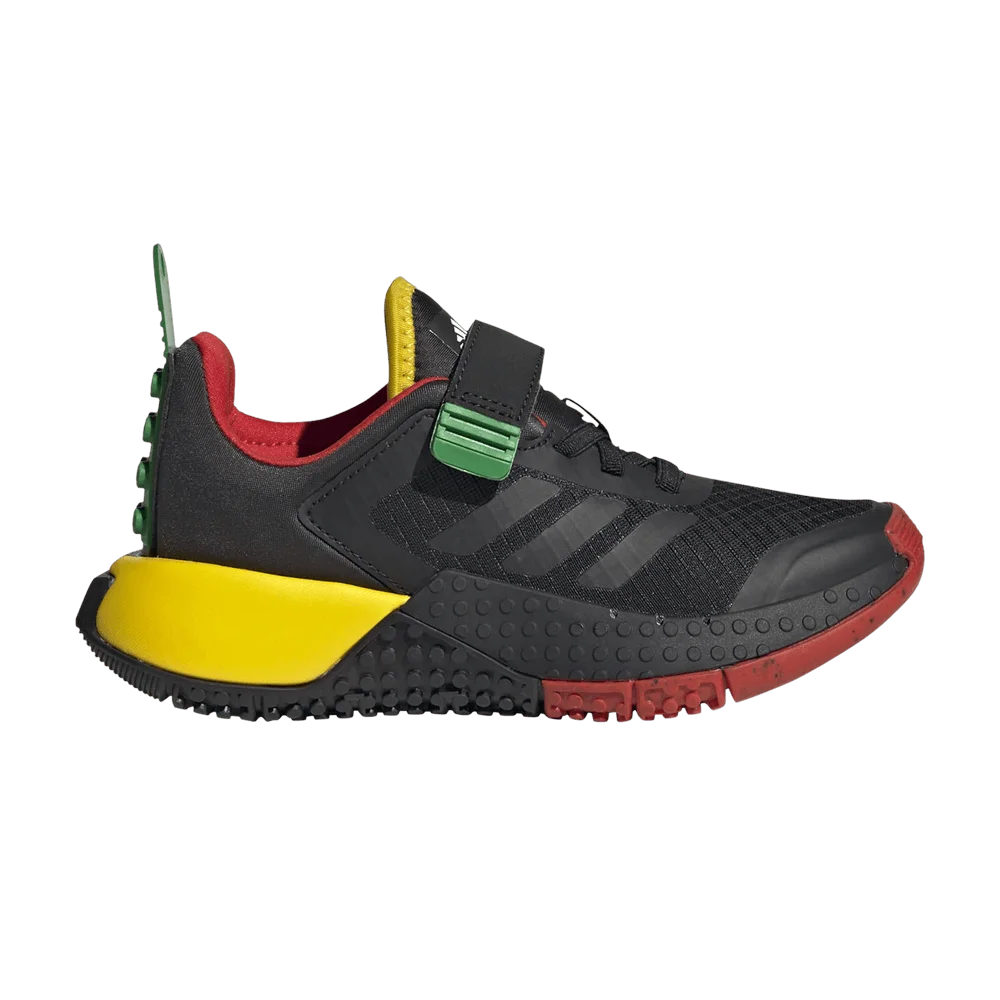 Krossovki-LEGO-x-adidas-Sport-DNA-Little-Kid-Black-Red