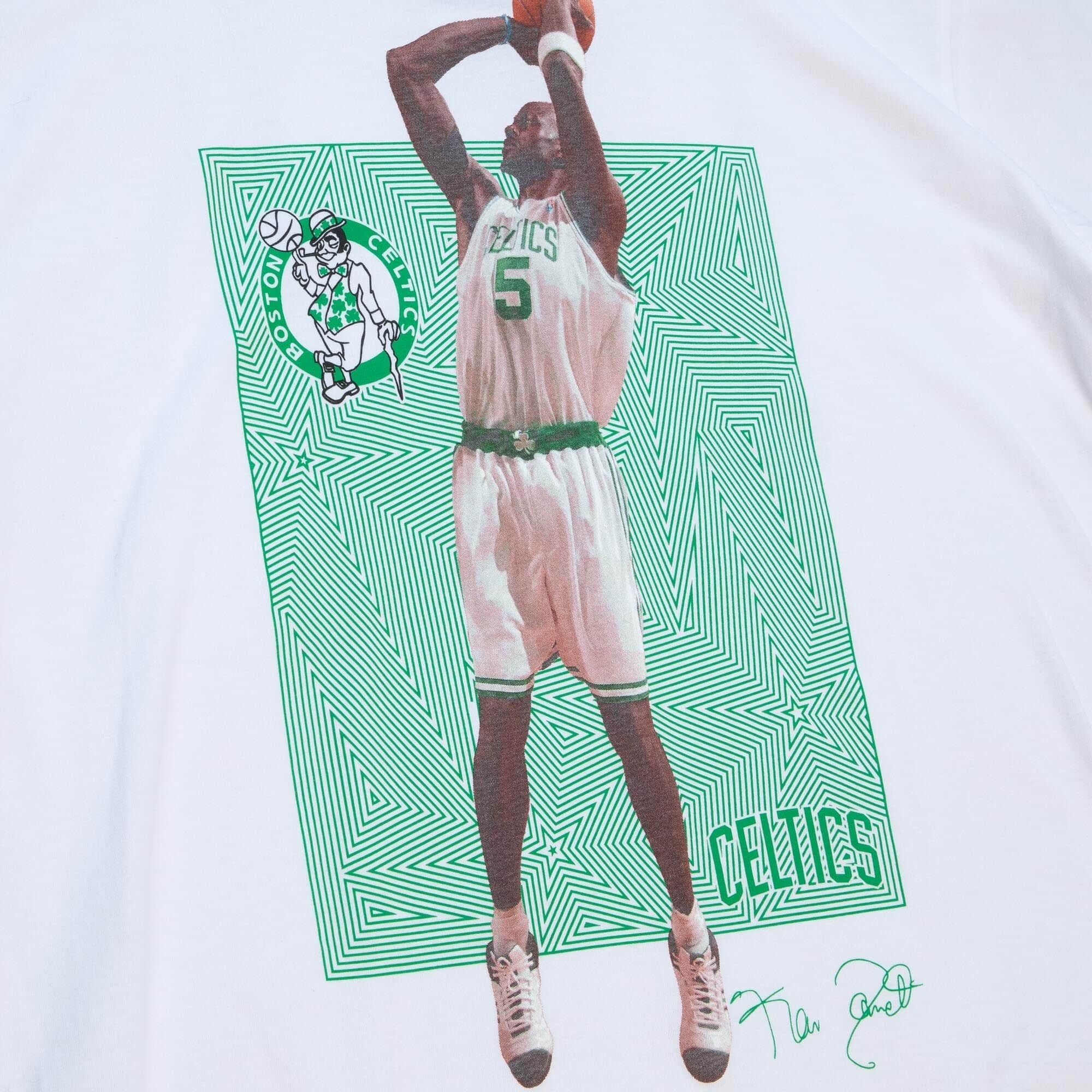 Футболка Mitchell & Ness Star Maze Boston Celtics Kevin Garnett T-Shirt