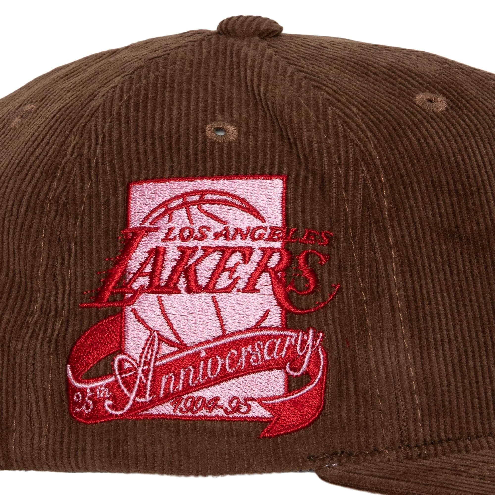 Бейсболка Mitchell & Ness BSB Cord Deadstock Snapback HWC Los Angeles Lakers Hat