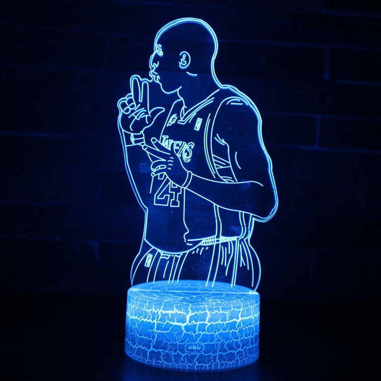 Ночник 3D 3D NBA Team Logo USB LED Lamp Colorful Night Light Gift