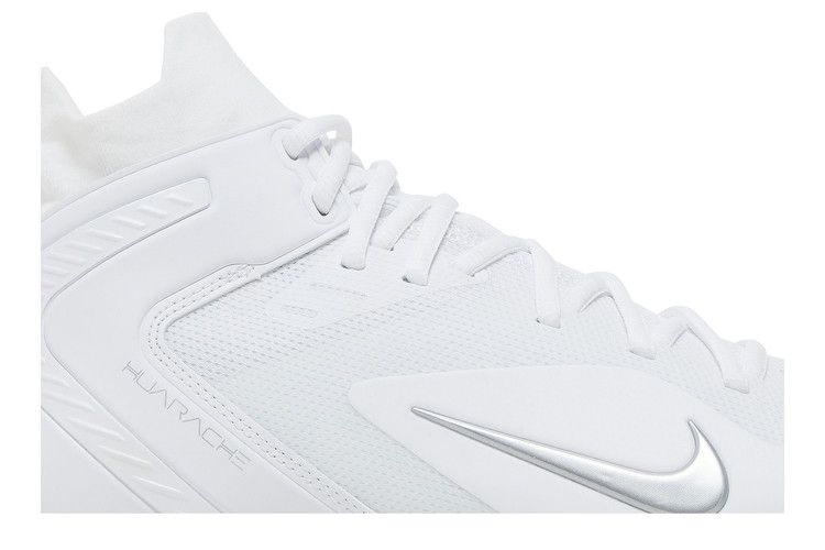 Кроссовки Nike Alpha Huarache 8 Elite 'White Metallic Silver'