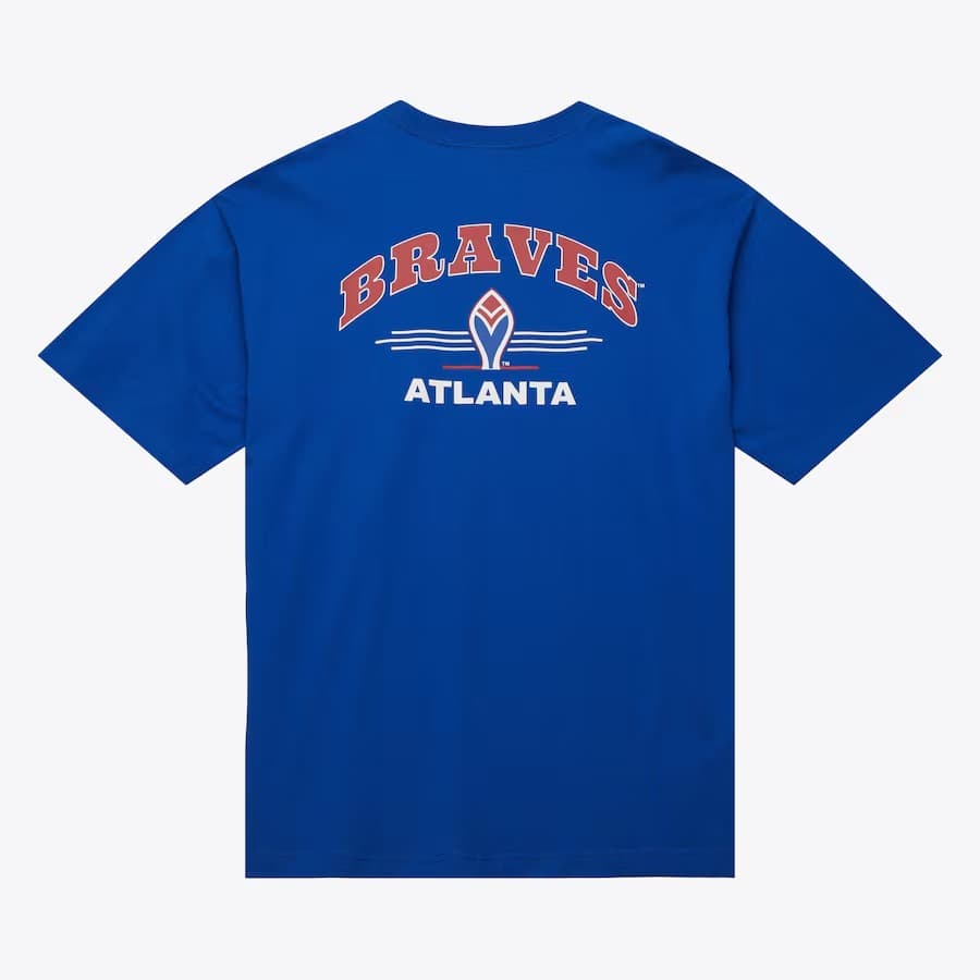 Mitchell-Ness-Royal-Atlanta-Braves-Vintage-Logo-Double-Hit-Pocket-T-Shirt-1