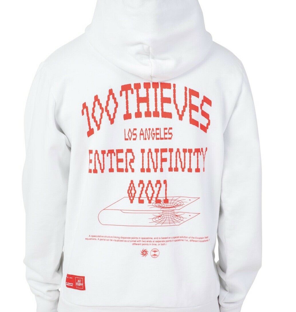 Худи 100 Thieves Enter Infinity Hoodie White