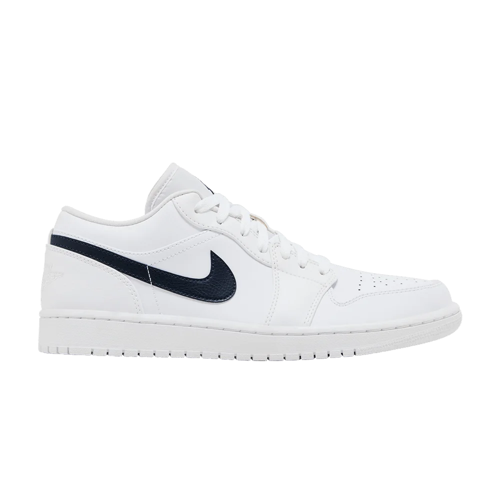 Krossovki-Air-Jordan-1-Low-White-Obsidian