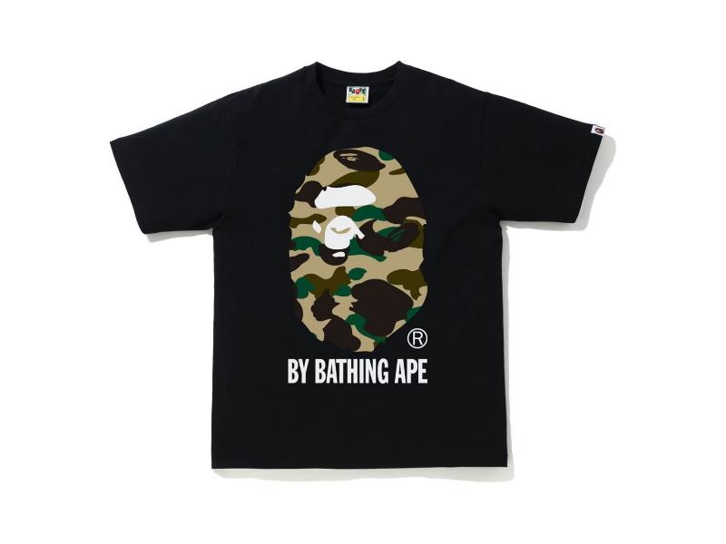 Футболка BAPE 1st Camo By Bathing Ape Tee (FW21) Black/Yellow