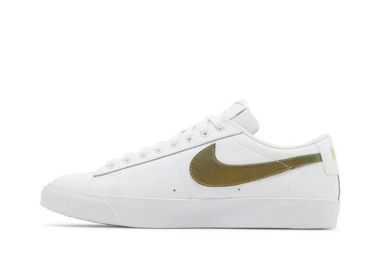 Кроссовки Nike Blazer Low Premium 'White Metallic Gold'