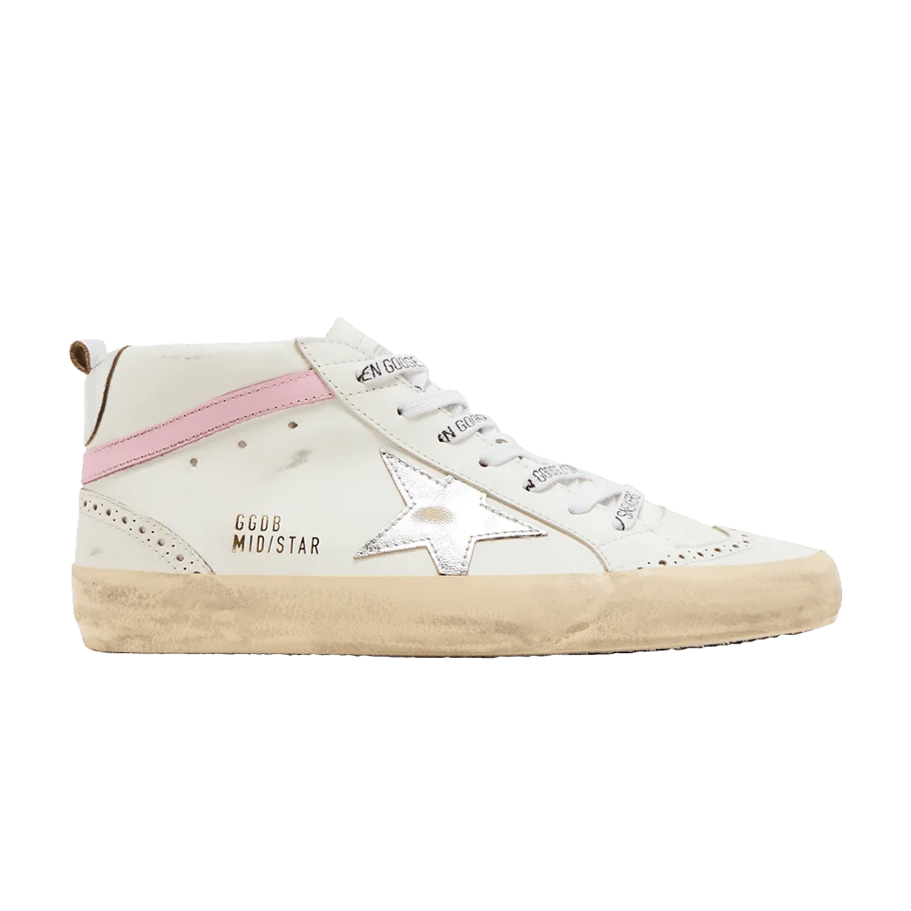 Krossovki-Golden-Goose-Wmns-Mid-Star-White-Silver-Pink