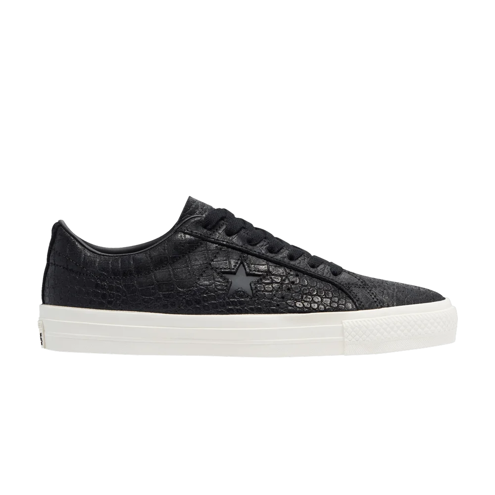 Krossovki-Converse-One-Star-Pro-Low-Croc-Emboss-Black