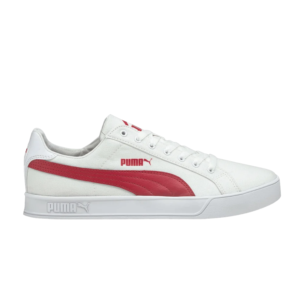 Puma-Smash-Vulc-Canvas-White-American-Beauty