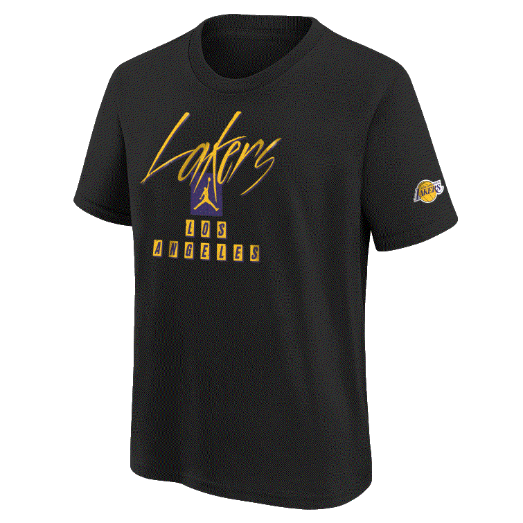 Баскетбольная футболка Nike Los Angeles Lakers 2024 City Edition Courtside 1 Youth NBA T-Shirt