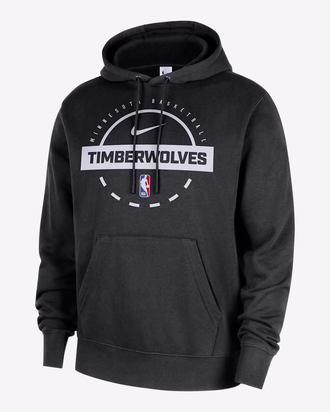 Мужская худи Nike NBA Minnesota Timberwolves Club Black/White