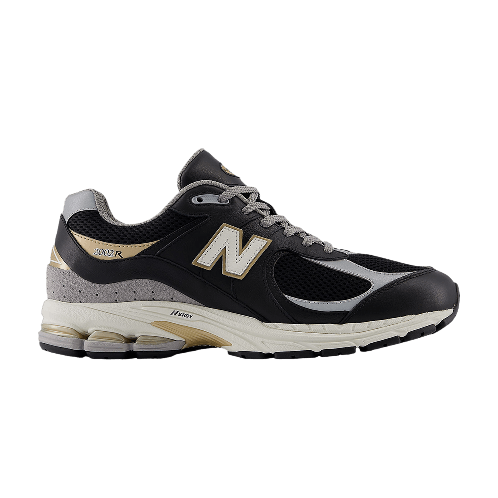 Кроссовки New Balance 2002R 'Black Sea Salt Gold Metallic'