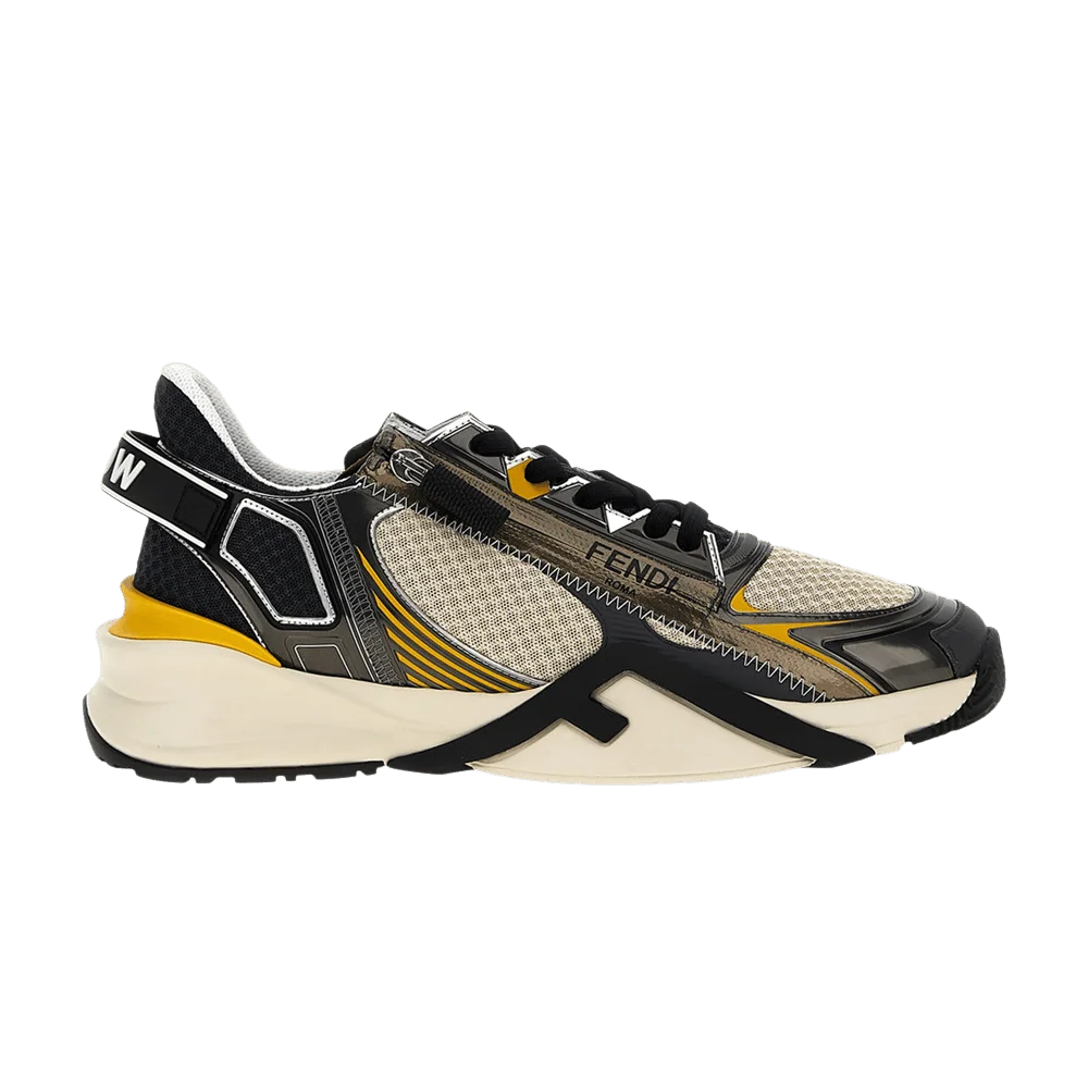 Krossovki-Fendi-Flow-Sneaker-Yellow