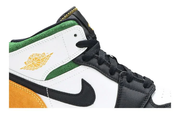 Кроссовки Air Jordan 1 Mid SE GS 'Oakland'