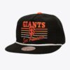 Mitchell-Ness-Black-San-Francisco-Giants-Radiant-Lines-Deadstock-Snapback-Hat-100x100