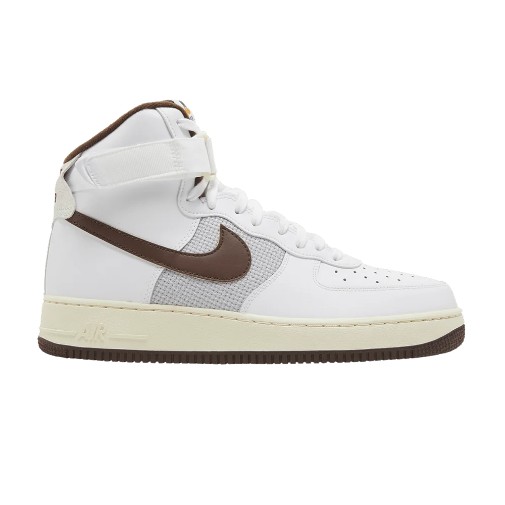 Кроссовки Nike Air Force 1 High '07 'White Light Chocolate'