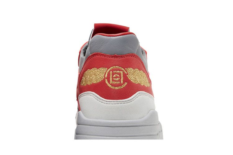Кроссовки CLOT x Nike Air Max 1 'Kiss Of Death - Solar Red' Special Box