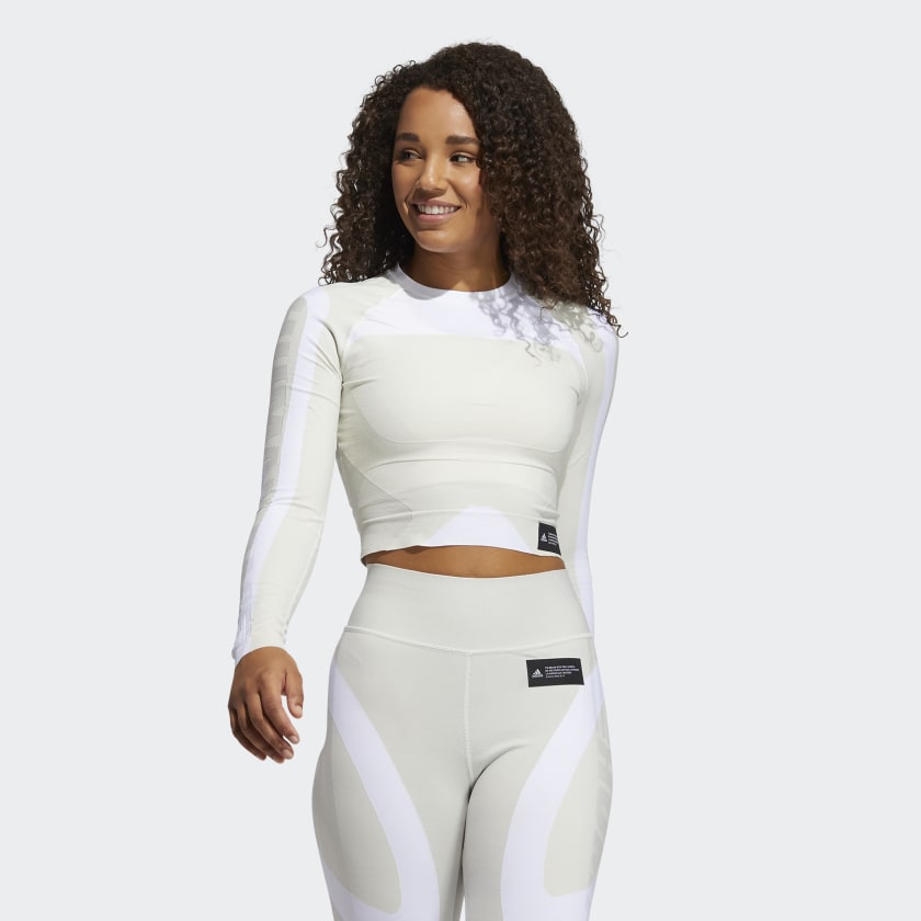 Лонгслив adidas Pharrell Williams 18GG Women's Base Tee White