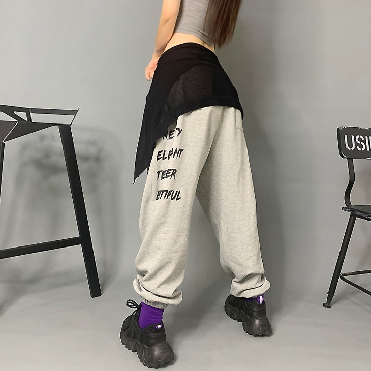 Спортивные брюки 2020 Charm Hip-hop Style Sweatpants Grey